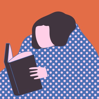 Логотип телеграм канала @bedtime_reading — на ночь / подкаст
