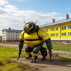 Логотип телеграм канала @bee_vorkuta — Шмель на взлётке