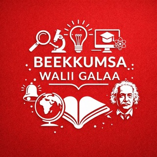 የቴሌግራም ቻናል አርማ beekkumsa_walii_galaa — BEEKKUMSA WALII GALAA 📖