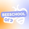 Логотип телеграм канала @beeschoologe — BeeSchool ОГЭ