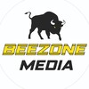 Логотип телеграм канала @beezonemedia — Beezone media