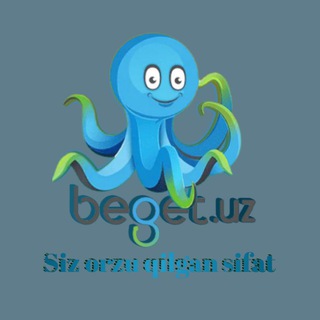Telegram kanalining logotibi begetuz — Beget.Uz Vertual Xizmatlar
