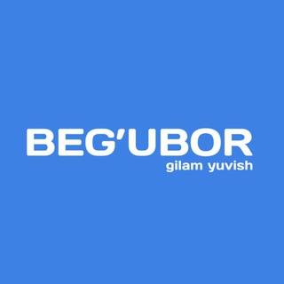 Logo saluran telegram begubor_gilam_yuvish — BEG'UBOR gilam yuvish