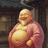 Логотип телеграм канала @behindthelaugh — Обратная сторона... ...門-я