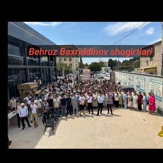 Telegram channel Behruz Baxriddinov rasmiy kanal logo