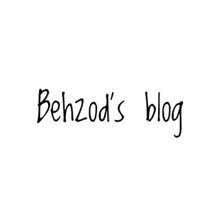 Telegram kanalining logotibi behzodsblog — Bekhzod's blog | IELTS