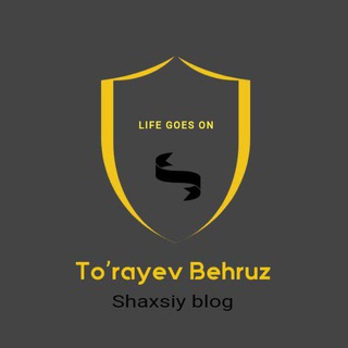 Telegram kanalining logotibi bekhruzblog — Shaxsiy Blog