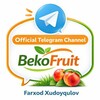 Telegram kanalining logotibi bekofruit_official — BekoFruit - Бекобод боғлари
