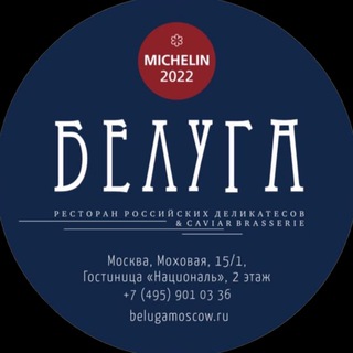 Логотип телеграм канала @belugamoscow — БЕЛУГА
