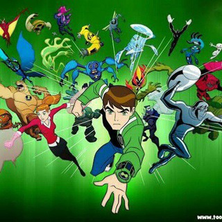 Telegram channel Ben 10 cartoons logo