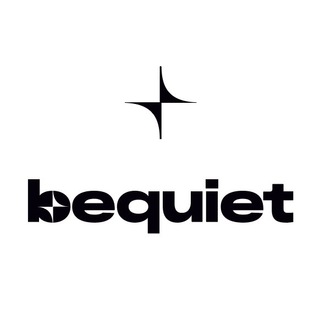 Логотип телеграм канала @bequietspace — bequiet•space