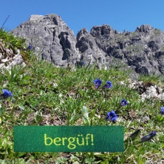 Logo des Telegrammkanals berguef - bergüf! 🏔🧵✂️