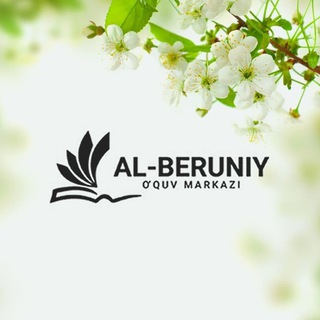 Telegram kanalining logotibi beruniyschool — "AL-Beruniy" o‘quv markazi