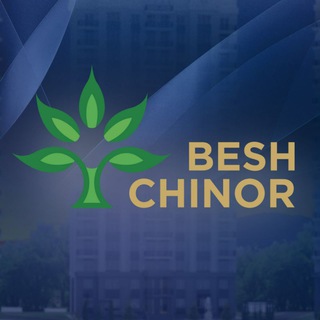 Логотип телеграм канала @beshchinor_uz — "Besh Chinor"