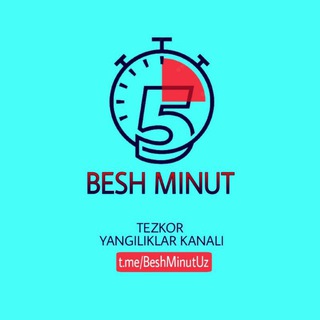 Telegram channel Besh Minut | Rasmiy Kanal logo