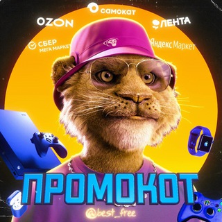 Логотип телеграм канала @best_free — Промокот – скидки, акции и всякая халява