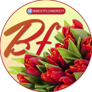 Логотип телеграм канала @bestflowers77 — BestFlowers | Цветы в Москве и МО