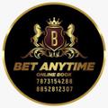 Logo saluran telegram betanytime1 — BET ANYTIME ☑️
