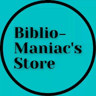 Logo of telegram channel bibliomaniac — BiblioManiac's Store 🇺🇿 - Books you can smell!