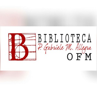 Logo del canale telegramma bibliotecafragabrielemessina - Biblioteca "Fra Gabriele Allegra ofm" Messina