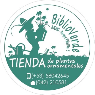 Logotipo del canal de telegramas biblioverdecactusysuculentas - Proyecto Biblioverde "Plantas Ornamentales"