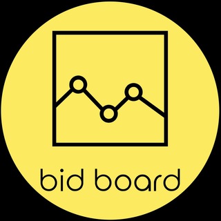 Логотип телеграм -каналу bidboard — bidboard