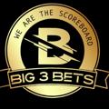 Logo saluran telegram big3bets — BIG 3 BETS FREE PLAYS