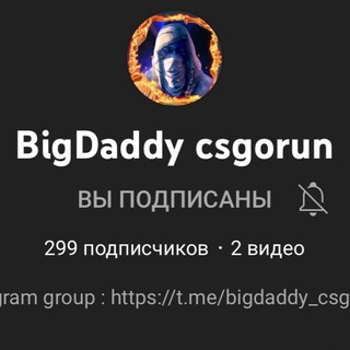 Логотип телеграм канала @bigdaddy_csgo — BigDaddy & Wapito