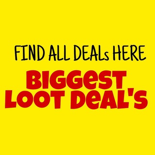 Logo of telegram channel biggestlootdeals — 🎉Biggest Loot Deals