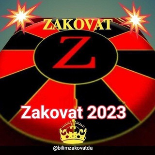 Telegram kanalining logotibi bilimzakovatda — ZAKOVAT 2023
