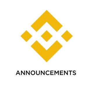 Logo of telegram channel binance_announcements — Binance Announcements