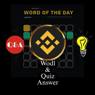 Telegram kanalining logotibi binance_crypto_wotd_word_answer — Binance Quiz Answer