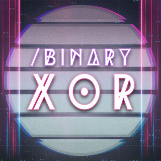 Логотип телеграм канала @binary_xor — Бінарний XOR