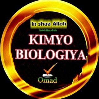Telegram channel Biologiya kimyo testlar olami logo