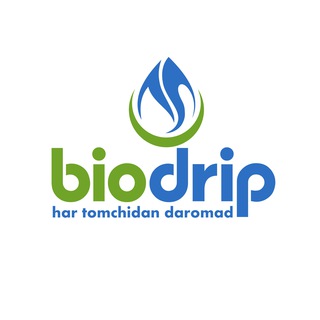Telegram kanalining logotibi biodrip — Biodrip | Har tomchidan daromad!