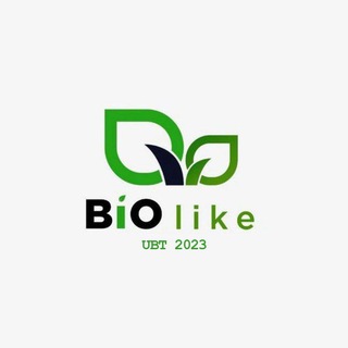 Telegram арнасының логотипі biolikeubt — Bio like UBT 2023