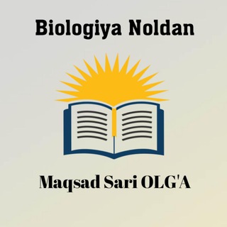 Telegram kanalining logotibi biologiyani_organish — Biologiya Noldan