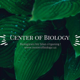 Telegram kanalining logotibi biosans — CENTER OF BIOLOGY