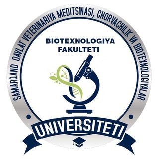 Telegram kanalining logotibi biotexnologiyamatbuoti — BIOTEXNOLOGIYA FAKULTETI