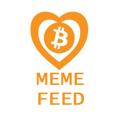 Логотип телеграм канала @bitcoinmemefeed — Bitcoin Meme Feed