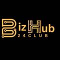 Логотип телеграм канала @bizhub24 — BizHub24.Club