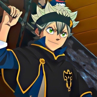 Telegram channel انمي بلاك كلوفر | Black clover logo