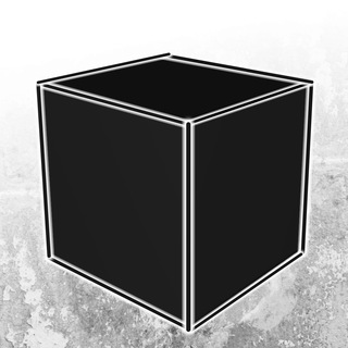 Логотип телеграм канала @black_cyb — Черный Куб ⬛️