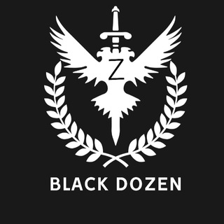 Логотип телеграм канала @blackdozen — ВLACK DOZEN