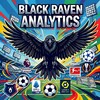 Логотип телеграм канала @blackravenbets — Black Raven Bets | Прогнозы, ставки от ИИ и топ аналитика