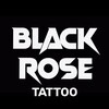 Логотип телеграм канала @blackrosetattooru — BLACK ROSE TATTOO