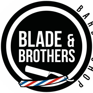 Логотип телеграм канала @blade_brothers_barbershop — BLADE&BROTHERS