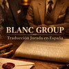 Логотип телеграм канала @blancgrouptranslate — Traduciones Juradas | Присяжные переводы с Испанского