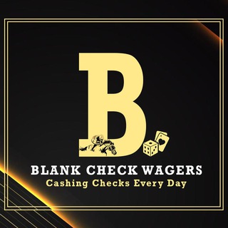 Logo of telegram channel blankcheckwagers — Blank Check Wagers FREE 🤑💰