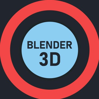 Логотип телеграм канала @blend3d — Blender 3D